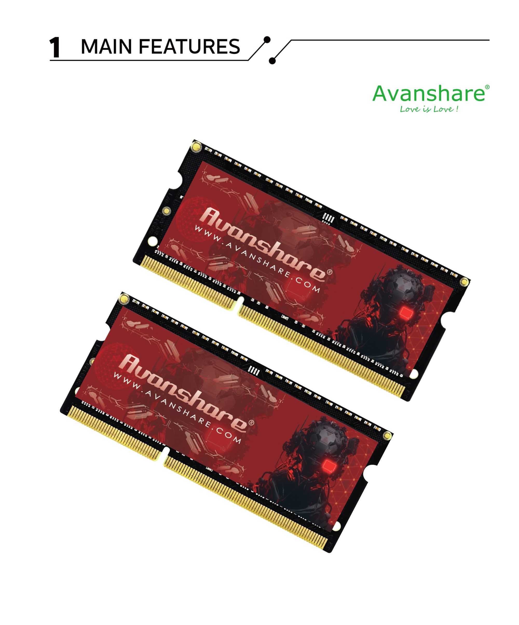 Ddr5 32Gb - Avanshare RAM-Speicher DDR5 DDR4 DDR3 DDR3L